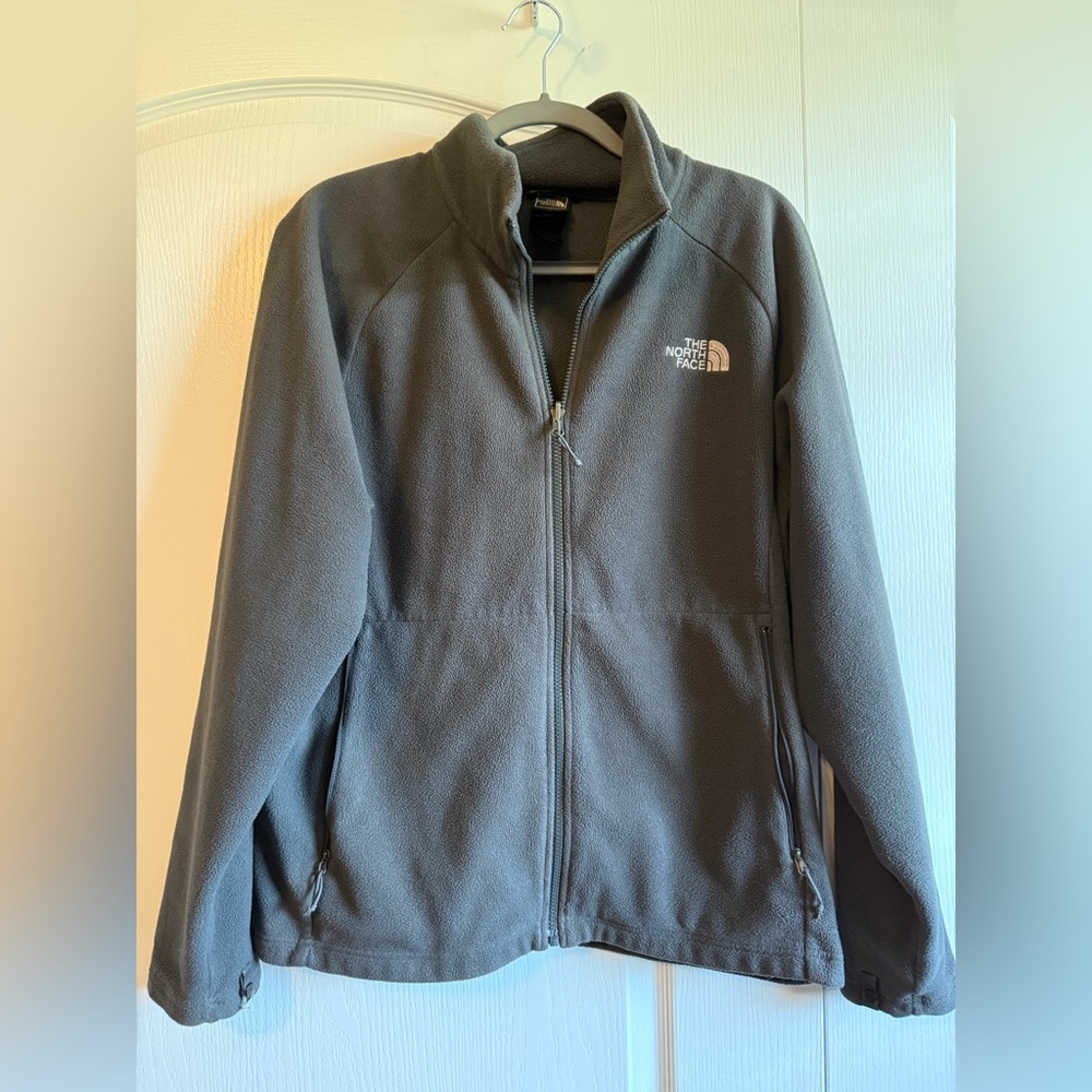 The Northface full zip jacket, Dark Gray, Size Large